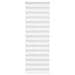 Sebragardin hvit 90x230 cm stoff bredde 85,9 cm polyester