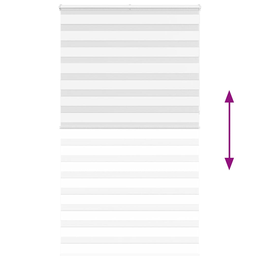 Sebragardin hvit 135x230 cm stoff bredde 130,9 cm polyester