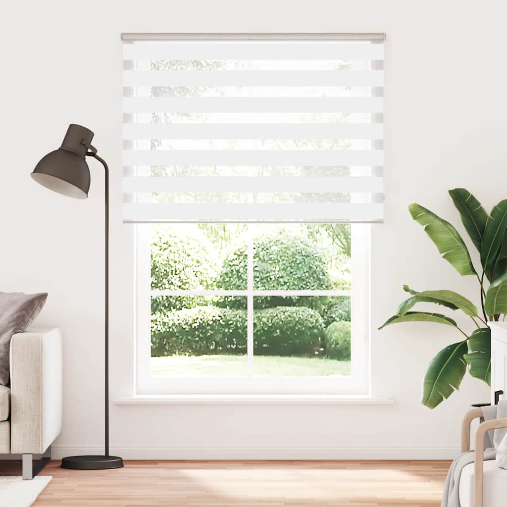 Sebragardin hvit 165x230 cm stoff bredde 160,9 cm polyester