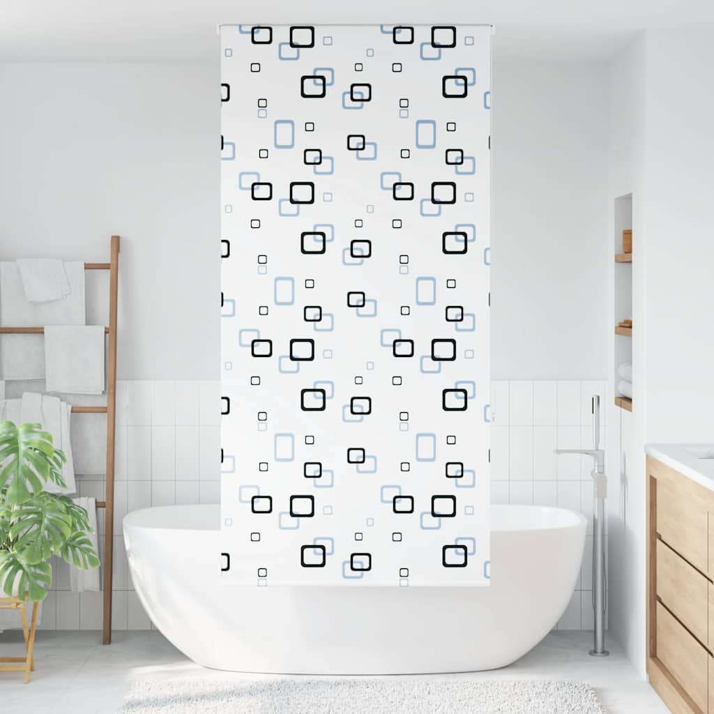 Dusjrullgardin 110x240 cm Stoff Bredde 106 cm