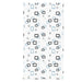 Dusjrullgardin 140x240 cm Stoff Bredde 136 cm