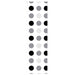 Dusjrullgardin 70x240 cm Stoff Bredde 66 cm
