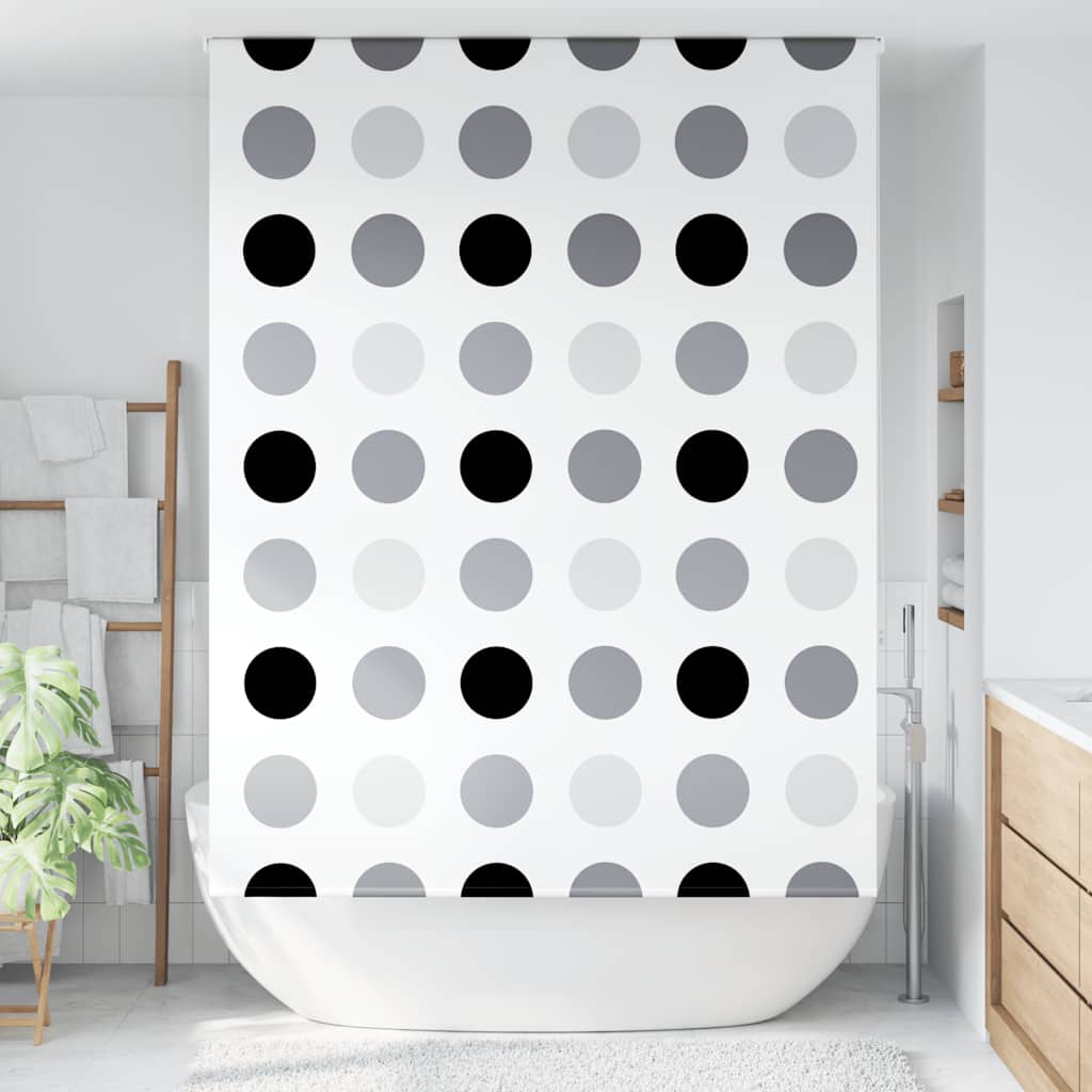 Dusjrullgardin 150x240 cm Stoff Bredde 146 cm