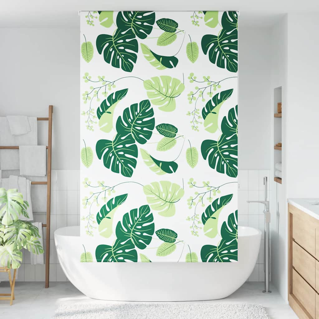 Dusjrullgardin 130x240 cm Stoff Bredde 126 cm