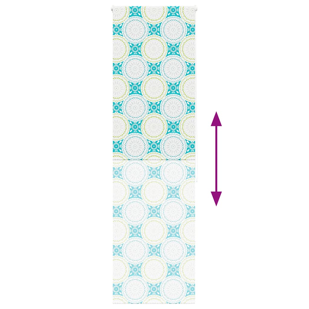 Dusjrullgardin 60x240 cm Stoff Bredde 56 cm