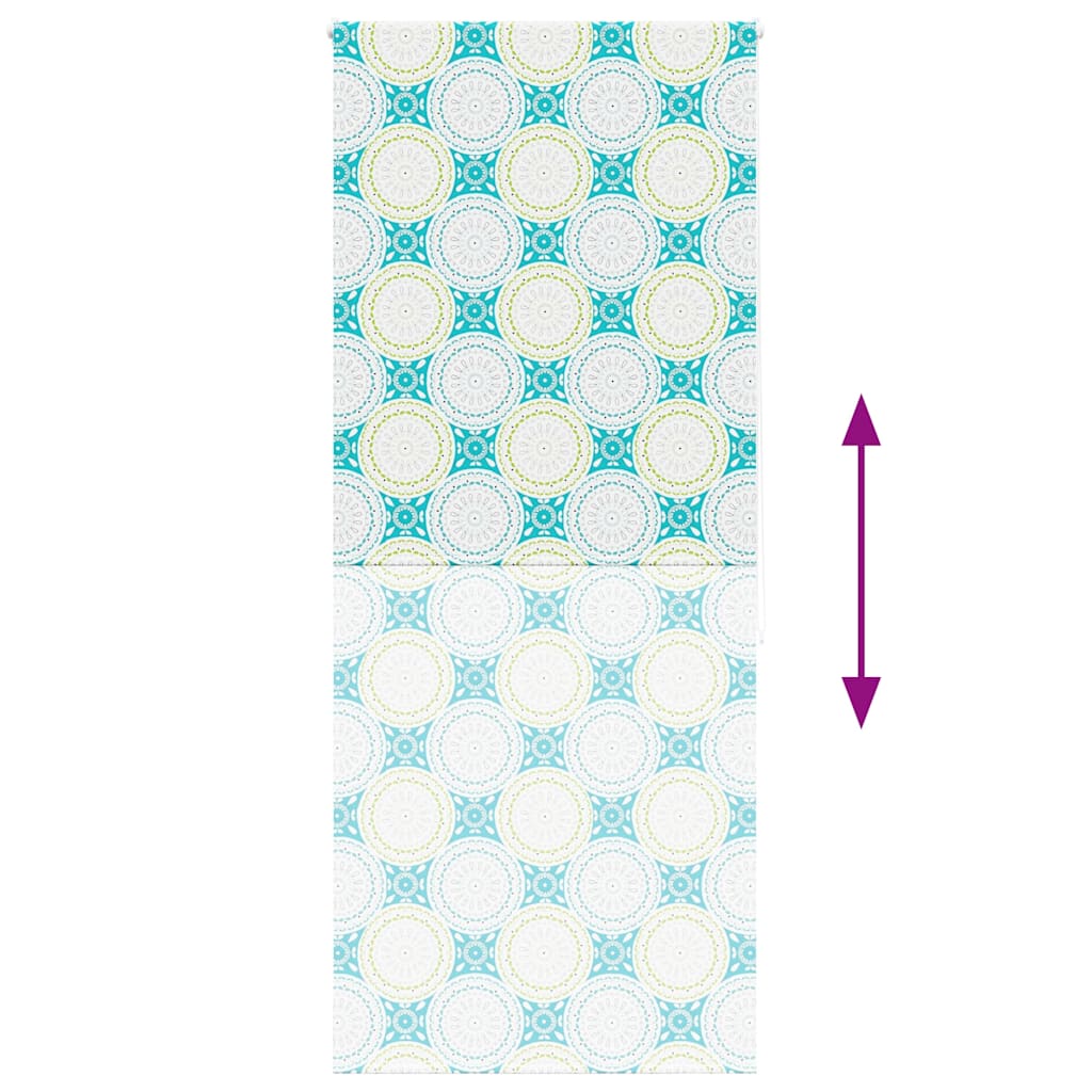 Dusjrullgardin 100x240 cm Stoff Bredde 96 cm