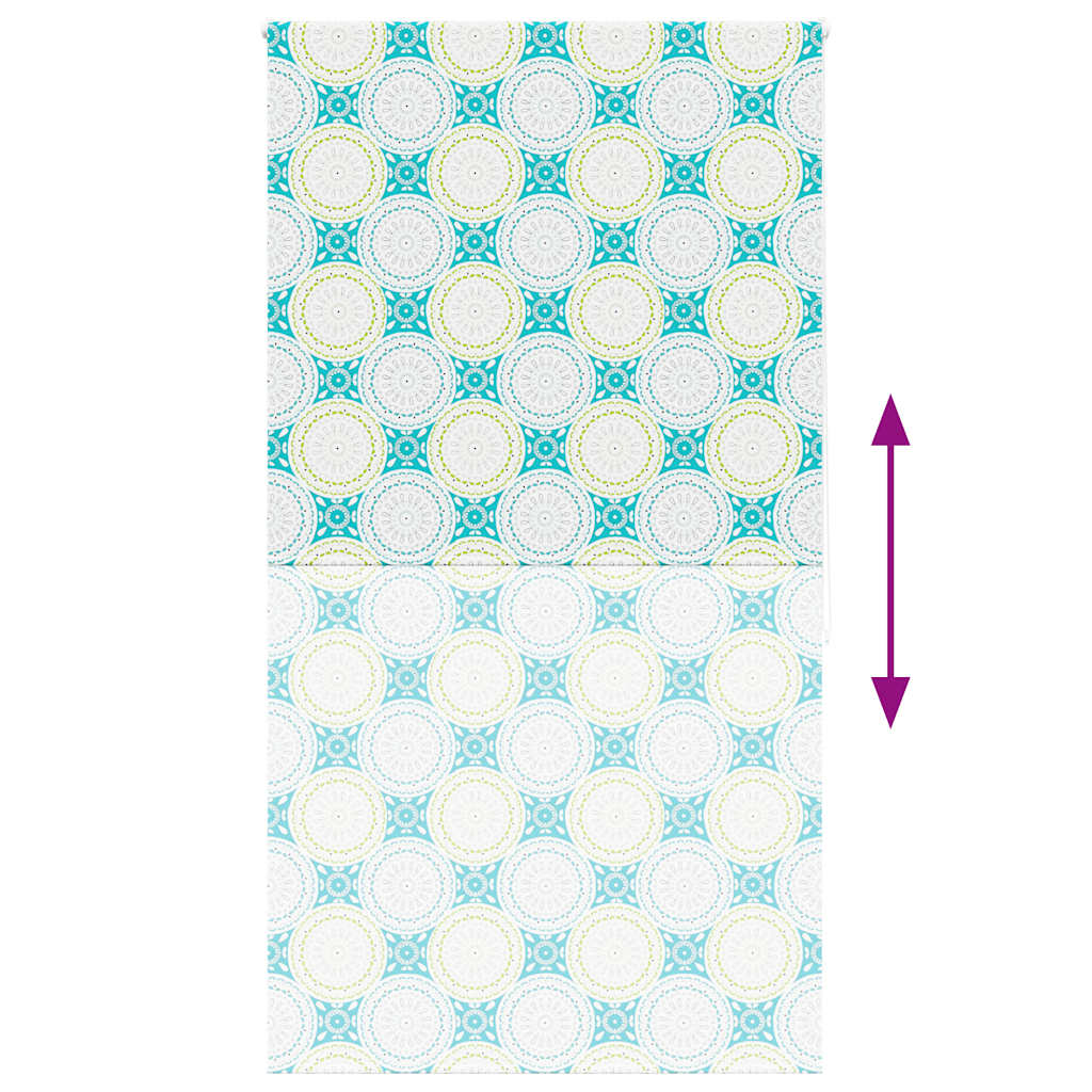 Dusjrullgardin 120x240 cm Stoff Bredde 116 cm