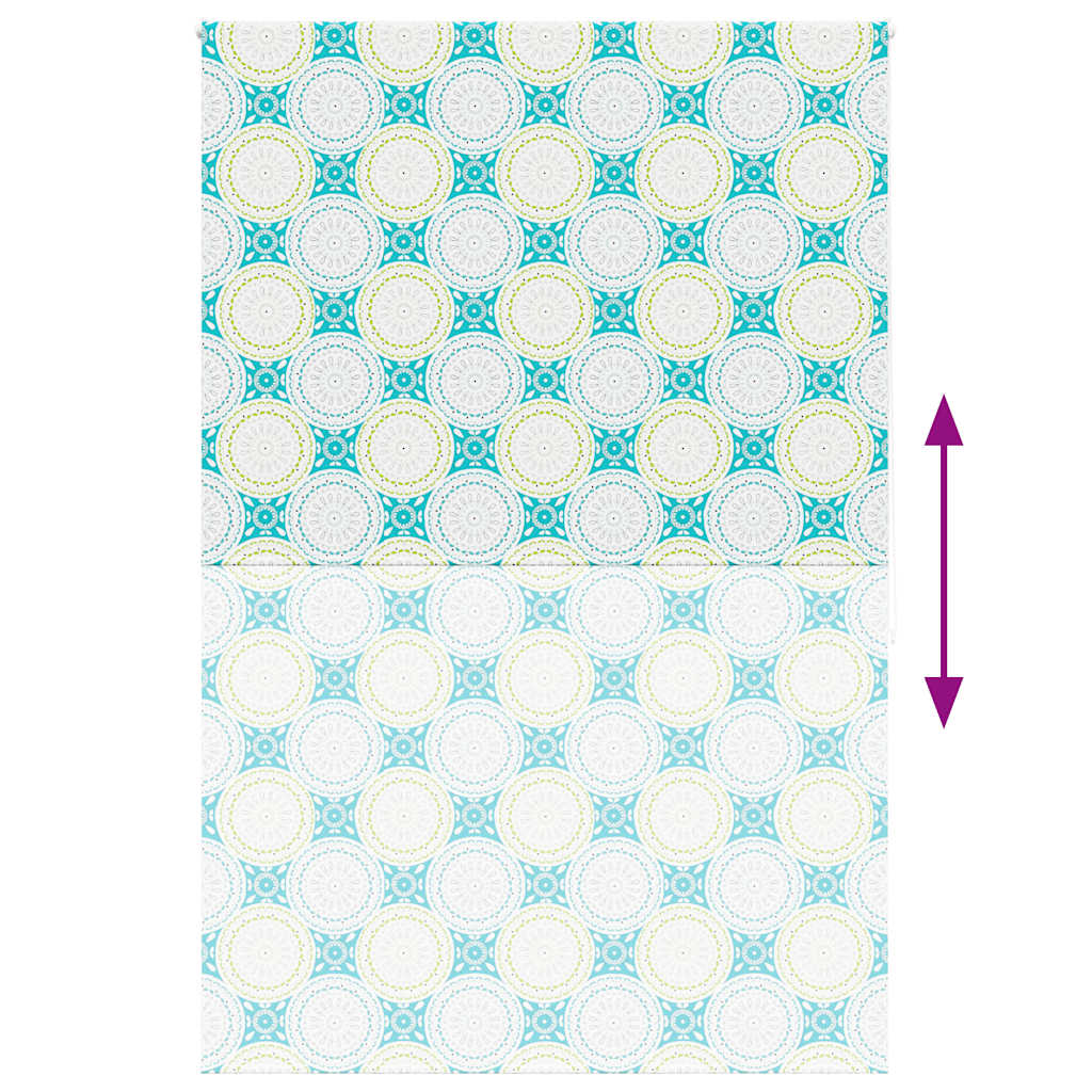 Dusjrullgardin 160x240 cm Stoff Bredde 156 cm