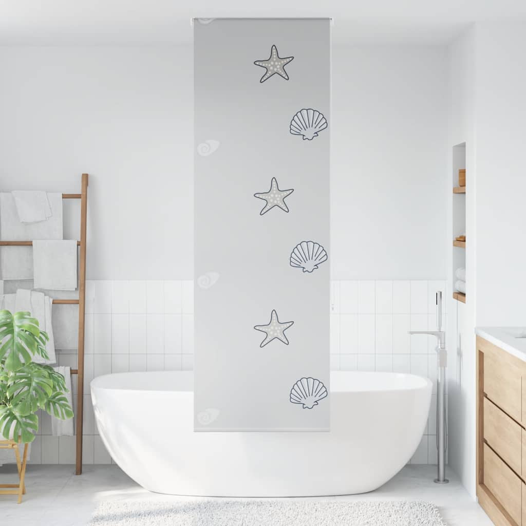 Dusjrullgardin 60x240 cm Stoff Bredde 56 cm