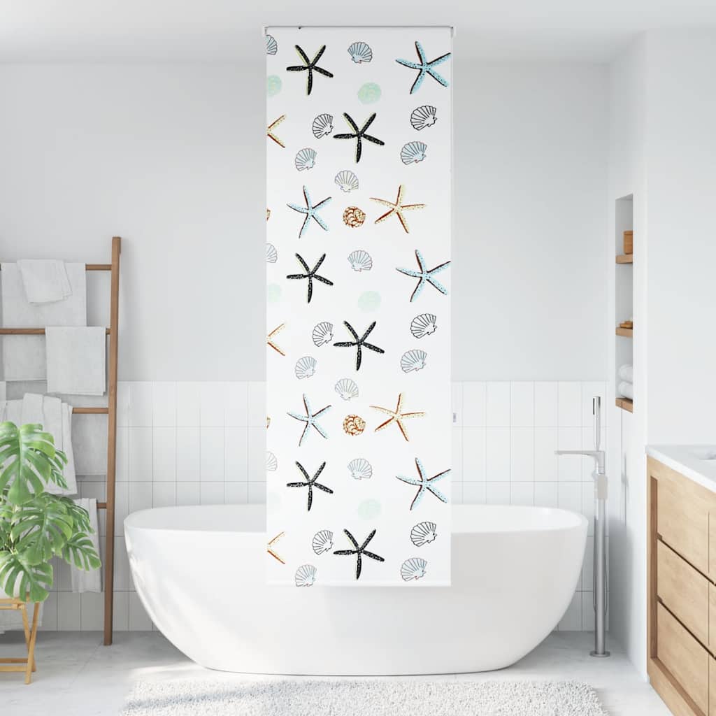 Dusjrullgardin 60x240 cm Stoff Bredde 56 cm