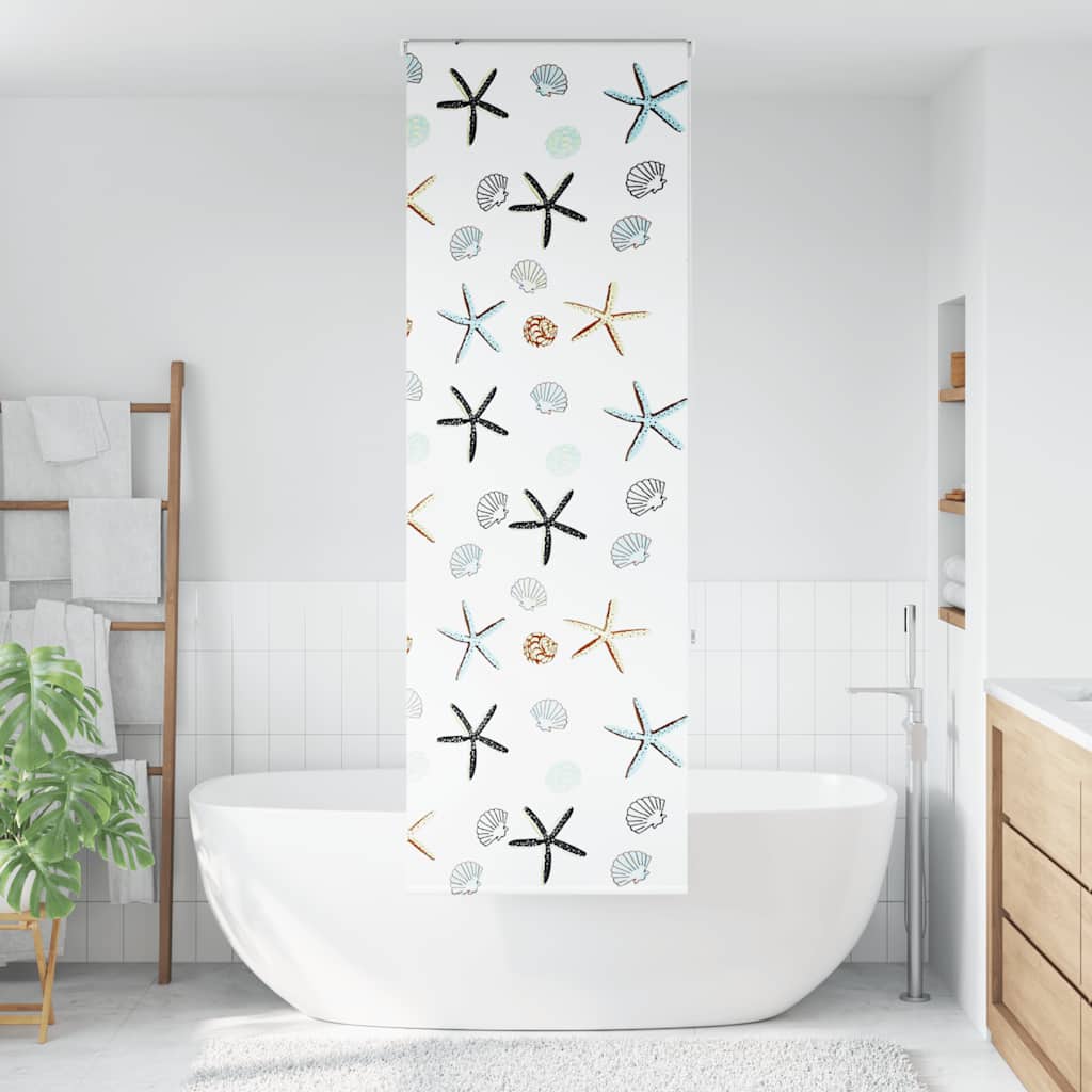 Dusjrullgardin 70x240 cm Stoff Bredde 66 cm