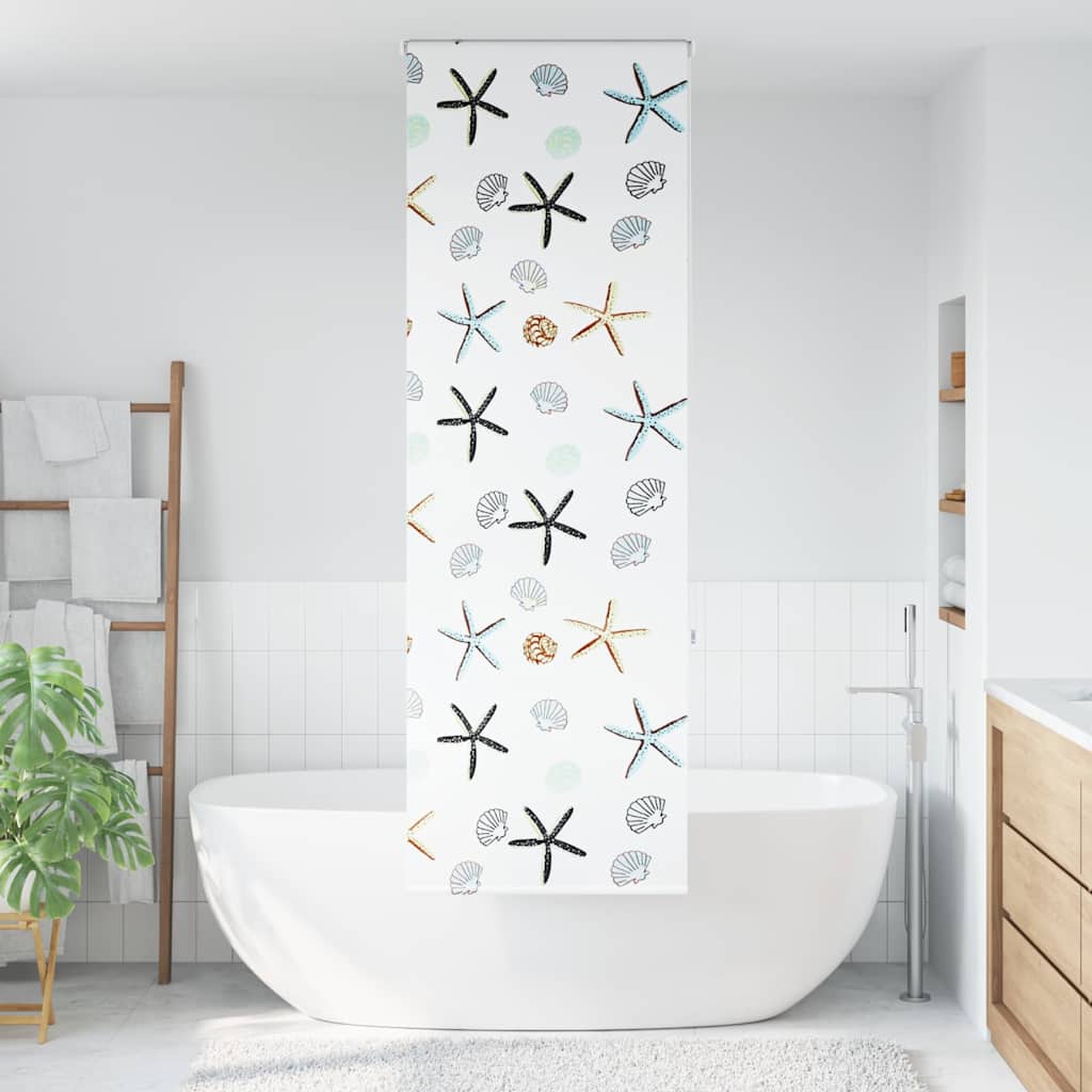 Dusjrullgardin 80x240 cm Stoff Bredde 76 cm