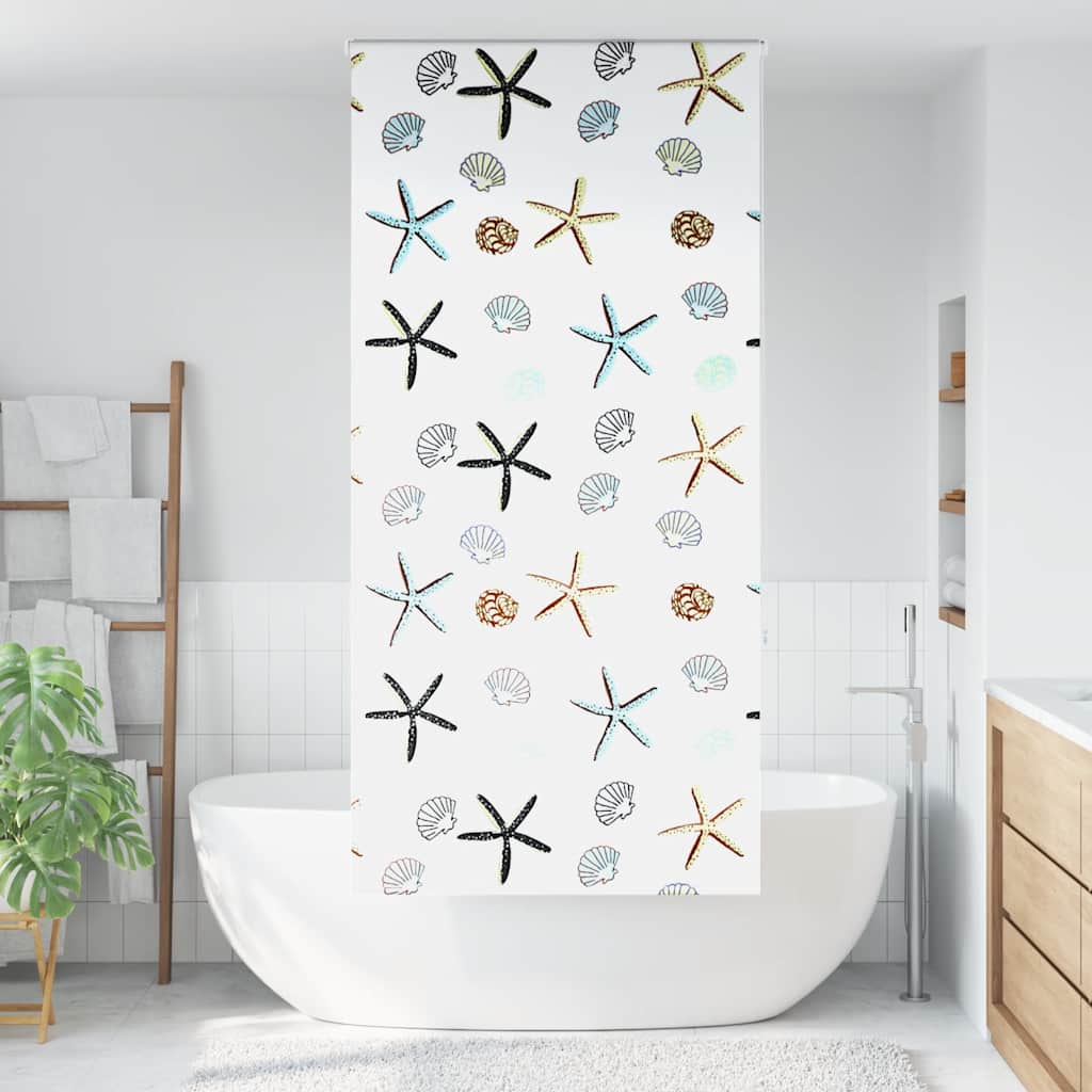 Dusjrullgardin 90x240 cm Stoff Bredde 86 cm