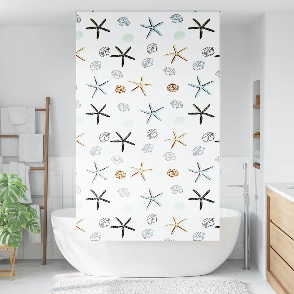 Dusjrullgardin 140x240 cm Stoff Bredde 136 cm
