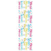 Dusjrullgardin 60x240 cm Stoff Bredde 56 cm