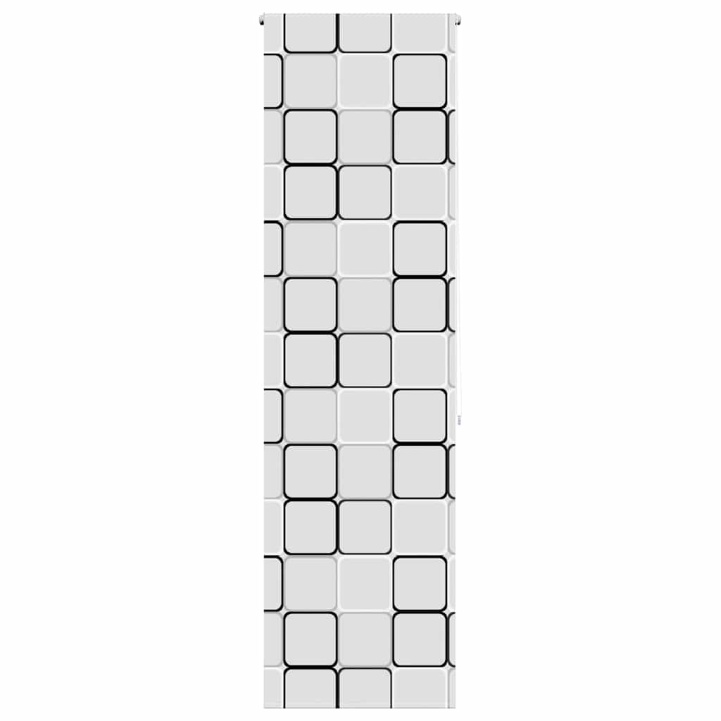 Dusjrullgardin 70x240 cm Stoff Bredde 66 cm