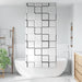 Dusjrullgardin 110x240 cm Stoff Bredde 106 cm