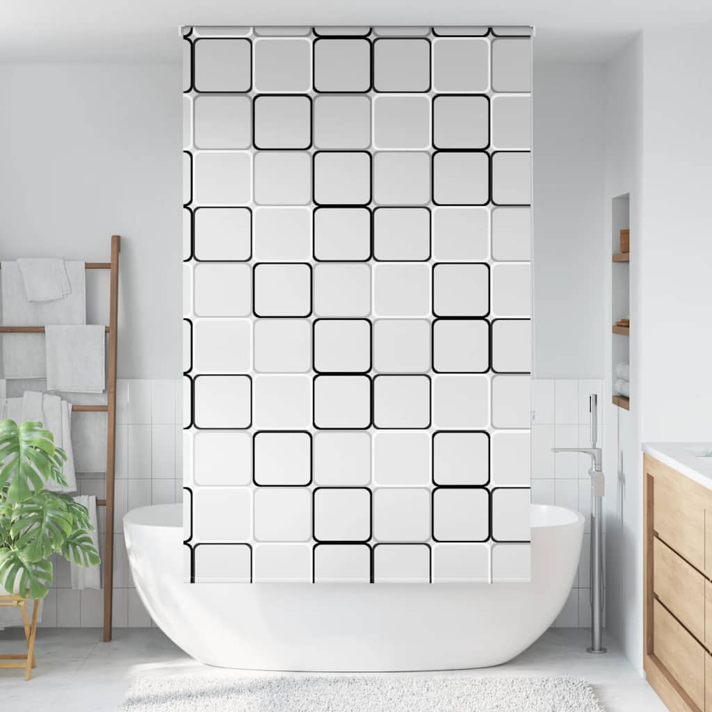 Dusjrullgardin 120x240 cm Stoff Bredde 116 cm