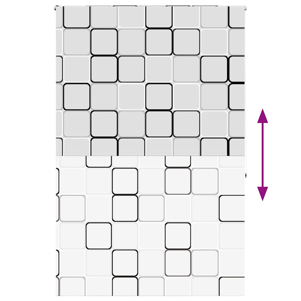 Dusjrullgardin 160x240 cm Stoff Bredde 156 cm