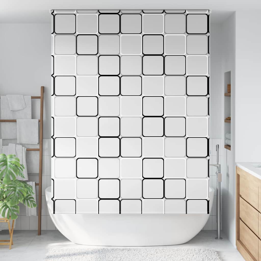 Dusjrullgardin 160x240 cm Stoff Bredde 156 cm