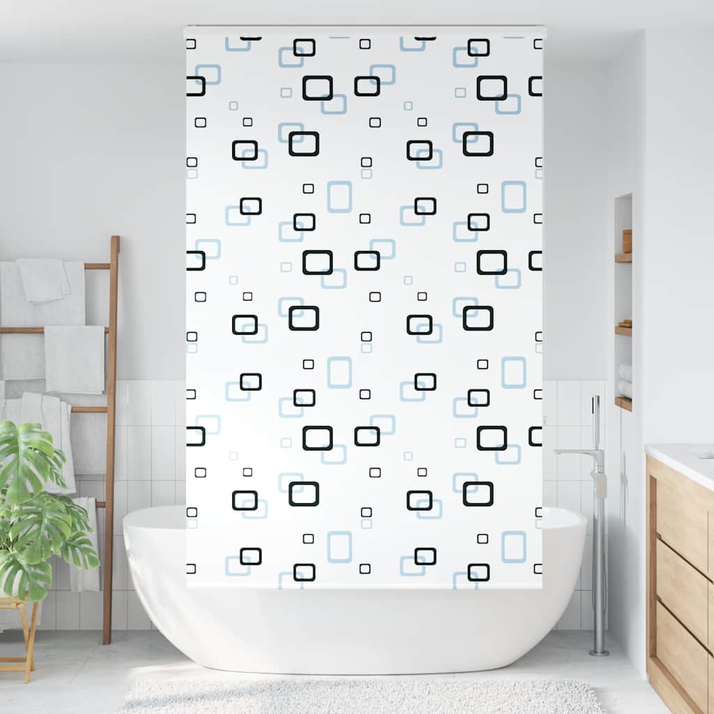 Dusjrullgardin med kassett 140x240 cm Stoffbredde 136 cm