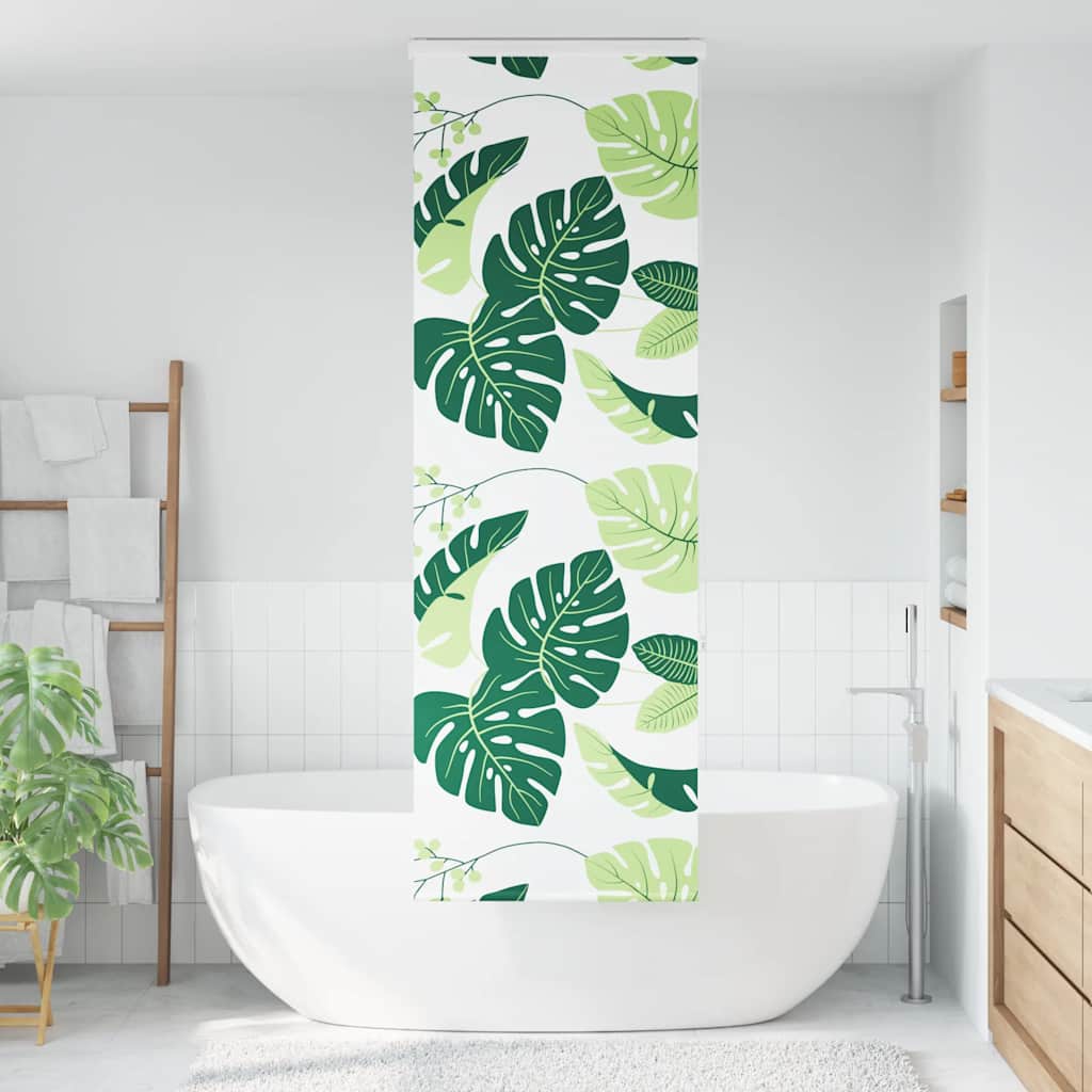 Dusjrullgardin med kassett 70x240 cm Stoffbredde 66 cm