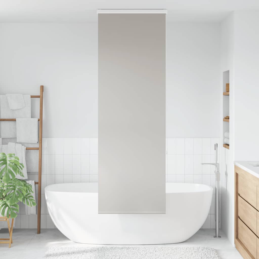Dusjrullgardin med kassett 80x240 cm Stoffbredde 76 cm