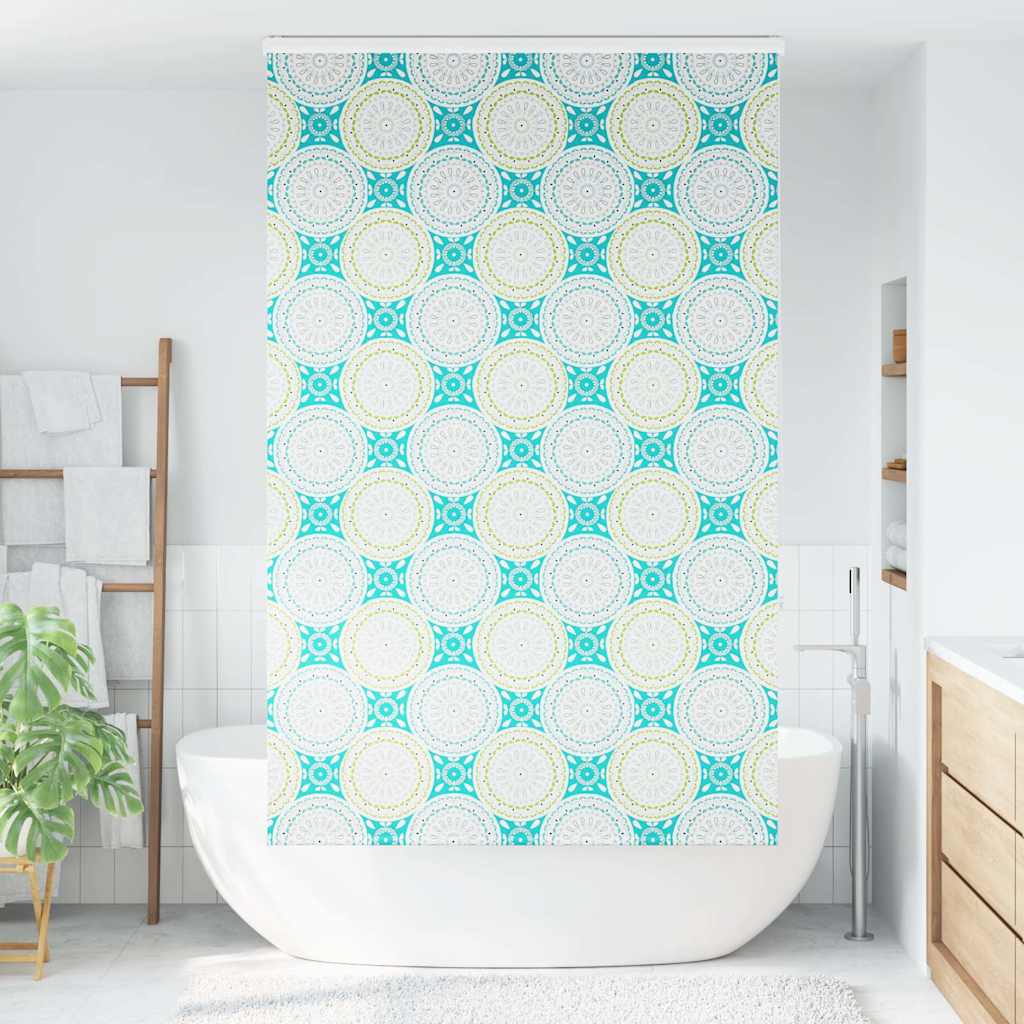 Dusjrullgardin med kassett 120x240 cm Stoffbredde 116 cm