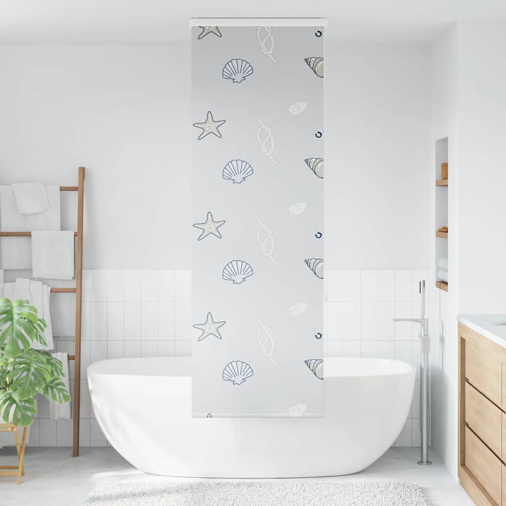 dusjrullgardin med kassett 60x240 cm Stoffbredde 56 cm