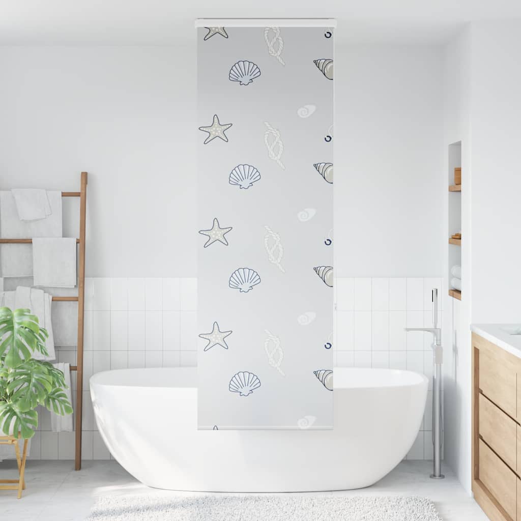 Dusjrullgardin med kassett 70x240 cm Stoffbredde 66 cm
