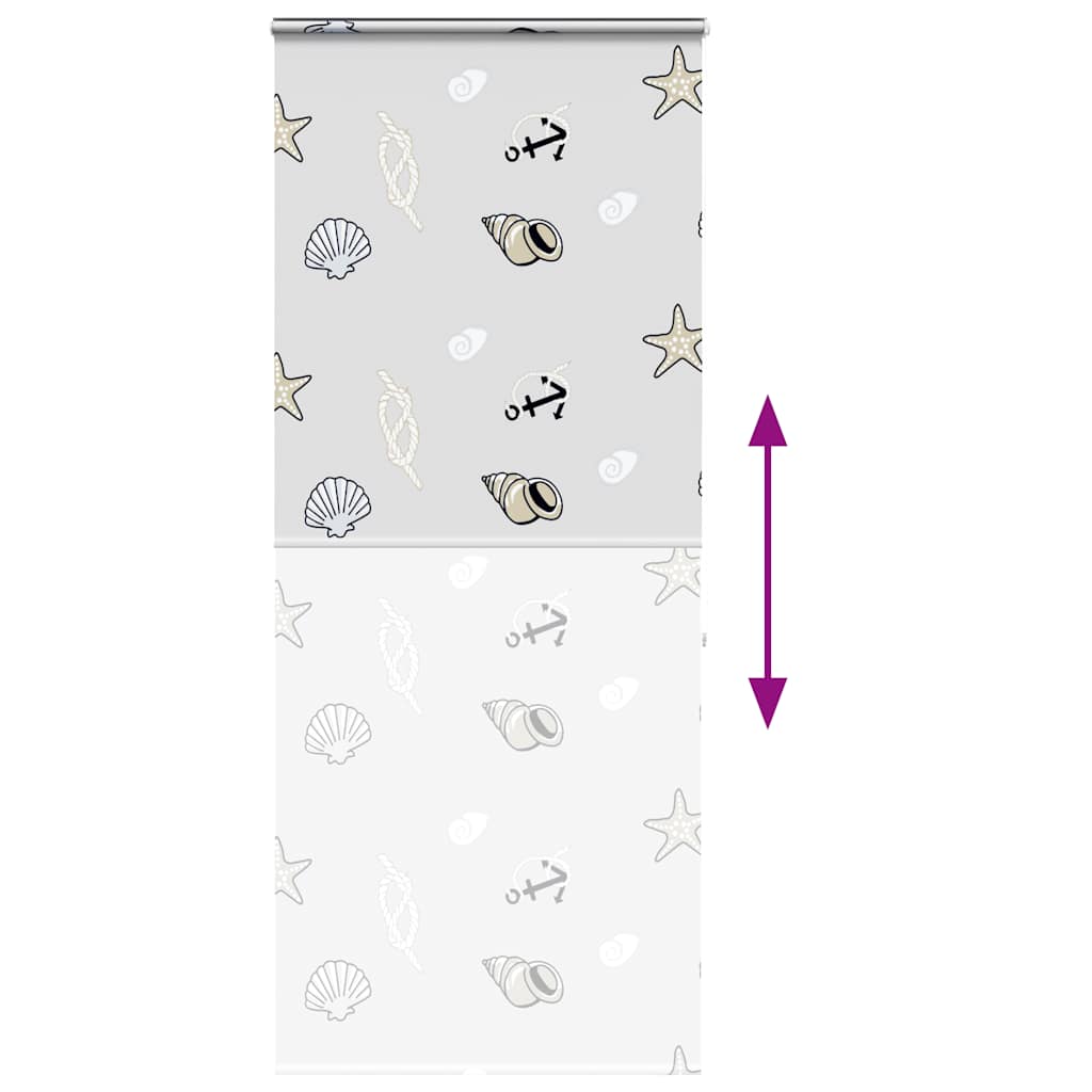 Dusjrullgardin Cassonetto 100x240 cm Stoff Bredde 96 cm