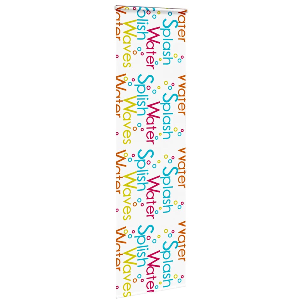 Dusjrullgardin med kassett 70x240 cm Stoffbredde 66 cm