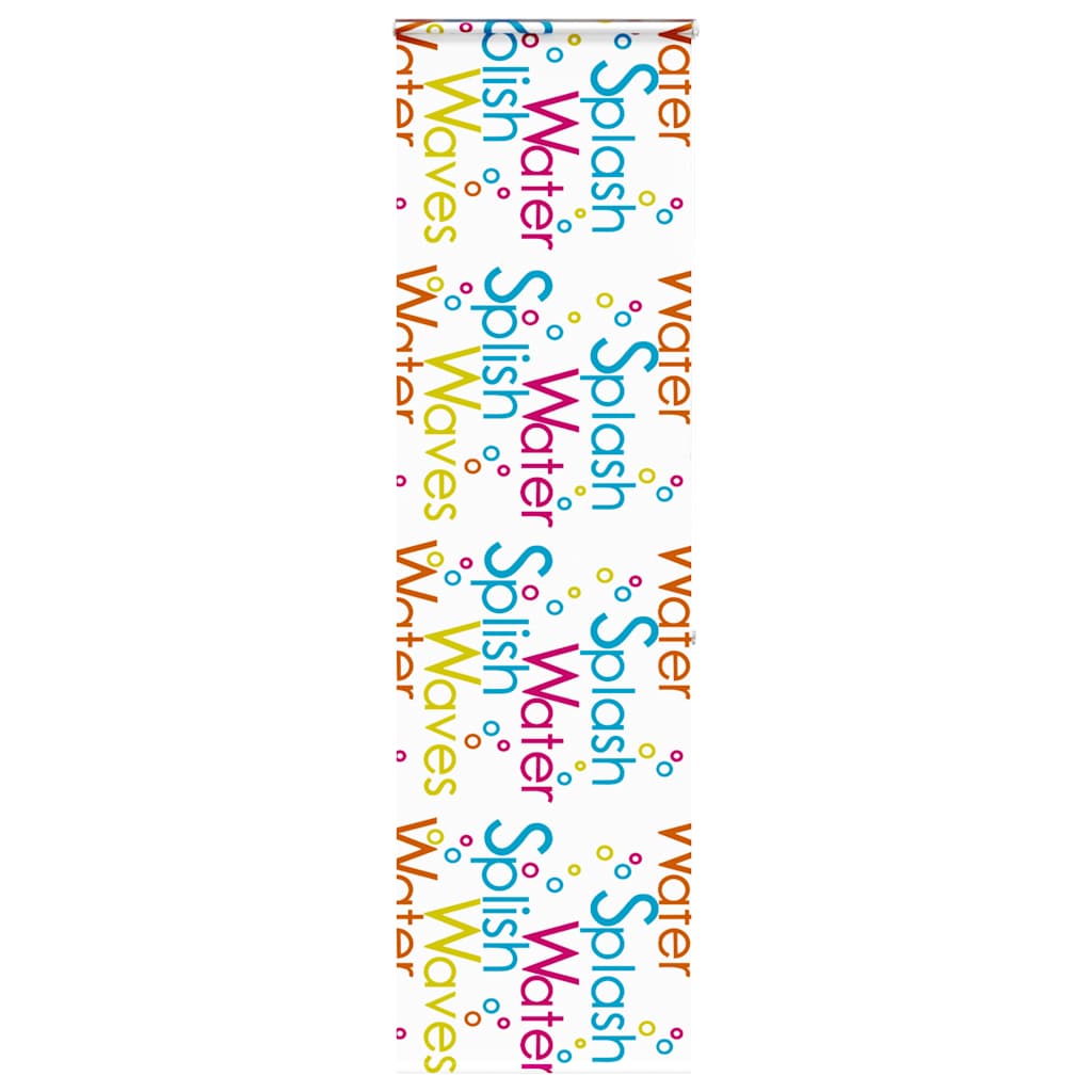 Dusjrullgardin med kassett 80x240 cm Stoffbredde 76 cm