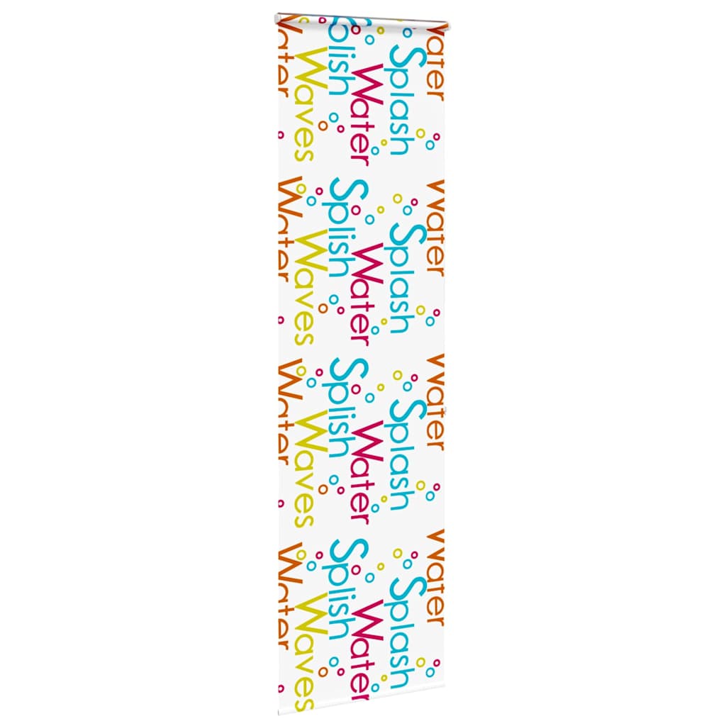 Dusjrullgardin med kassett 80x240 cm Stoffbredde 76 cm
