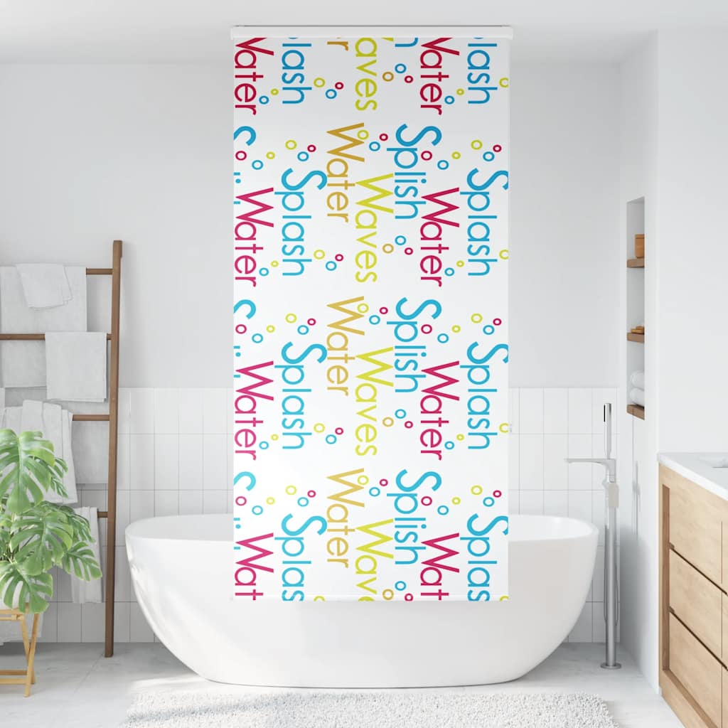 Dusjrullgardin Cassonetto 90x240 cm Stoff Bredde 86 cm