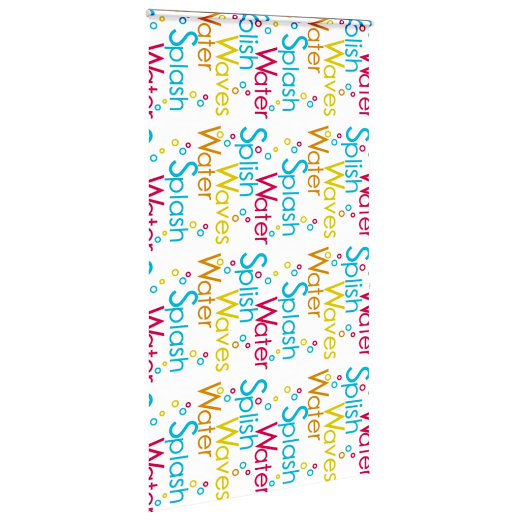Dusjrullgardin med kassett 130x240 cm Stoffbredde 126 cm