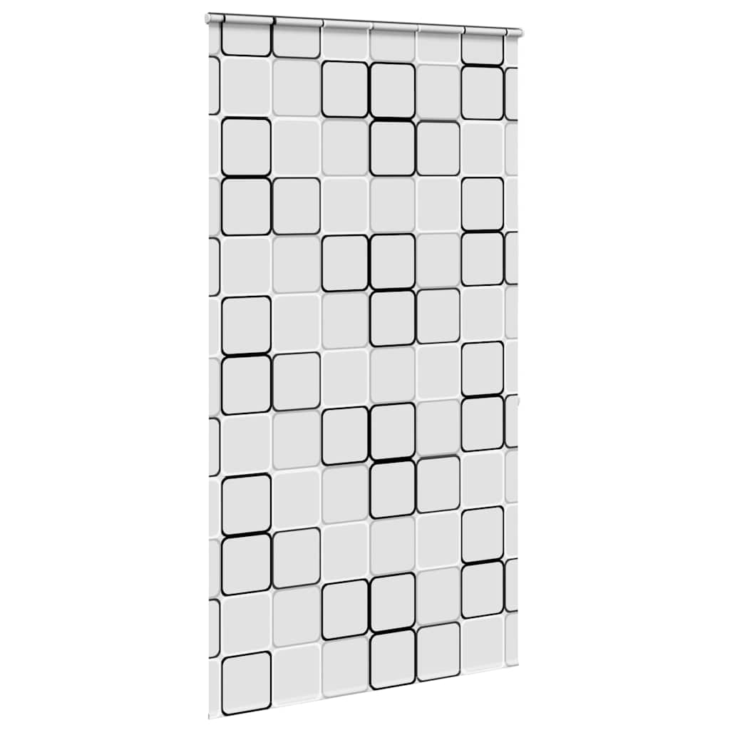 Dusjrullgardin med kassett 130x240 cm Stoffbredde 126 cm