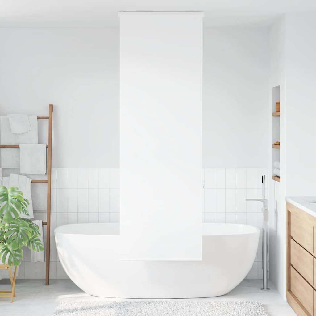 Dusjrullgardin med kassett 80x240 cm Stoffbredde 76 cm