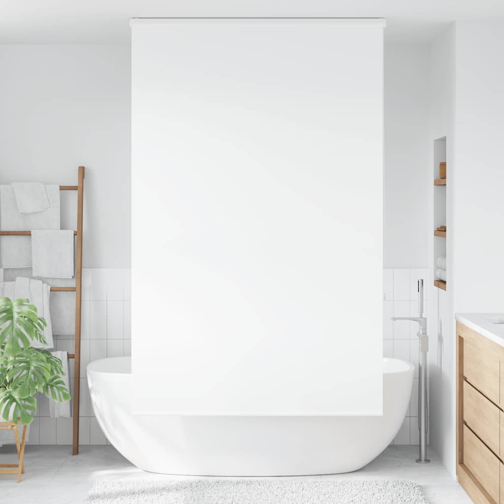 Dusjrullgardin med kassett 130x240 cm Stoffbredde 126 cm