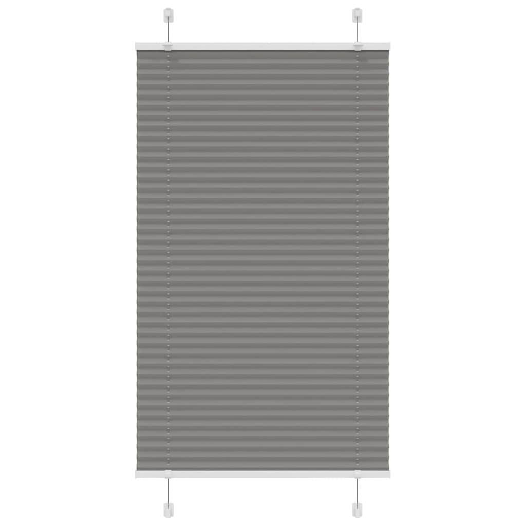 plisségardin antrasitt 75x100 cm Stoff Bredde 74,4 cm Polyester