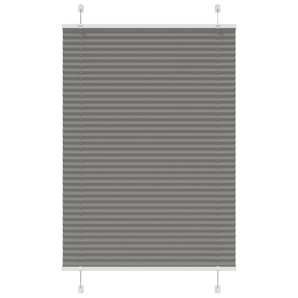 plisségardin antrasitt 90x100 cm Stoff Bredde 89,4 cm Polyester