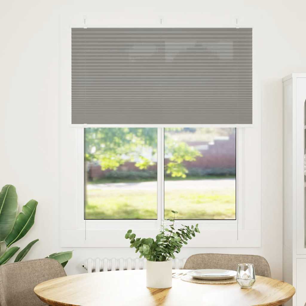 plisségardin antrasitt 105x100cm Stoff Bredde 104,4cm Polyester