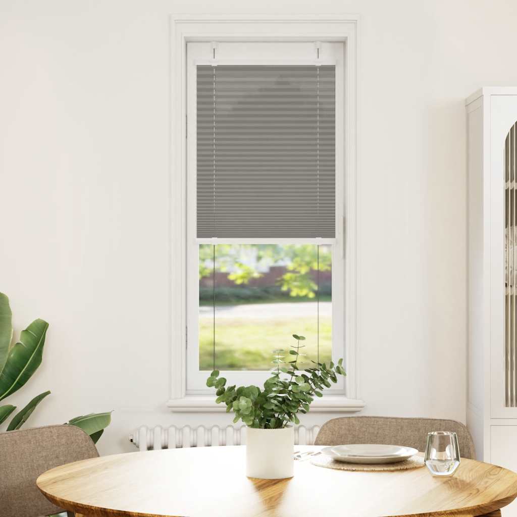 plisségardin antrasitt 50x150 cm Stoff Bredde 49,4 cm Polyester