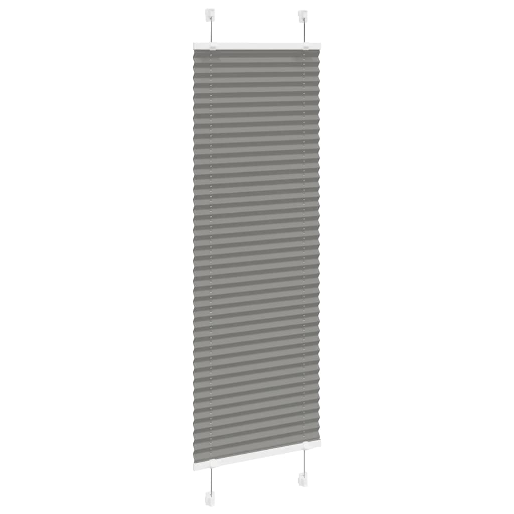 plisségardin antrasitt 50x150 cm Stoff Bredde 49,4 cm Polyester