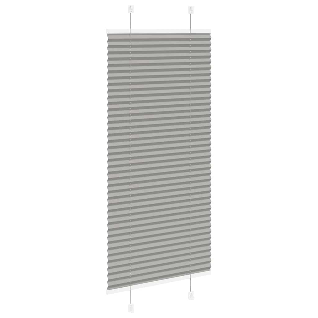 plisségardin antrasitt 55x150 cm Stoff Bredde 54,4 cm Polyester