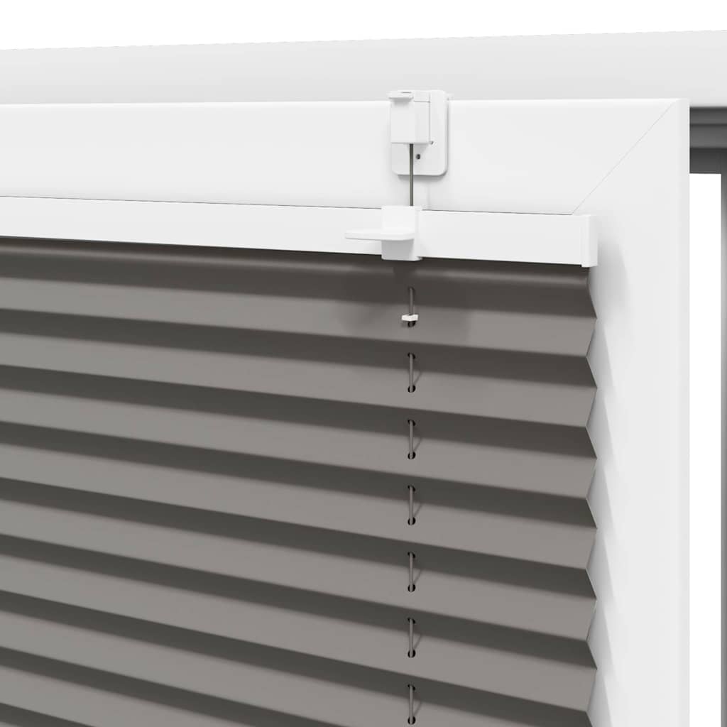 plisségardin antrasitt 55x150 cm Stoff Bredde 54,4 cm Polyester