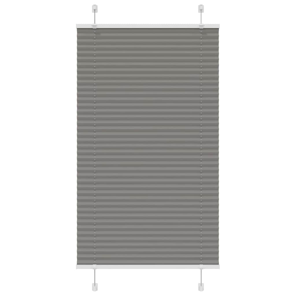 plisségardin antrasitt 70x150 cm Stoff Bredde 69,4 cm Polyester