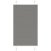 plisségardin antrasitt 80x150 cm Stoff Bredde 79,4 cm Polyester