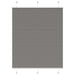 plisségardin antrasitt 105x150cm Stoff Bredde 104,4cm Polyester