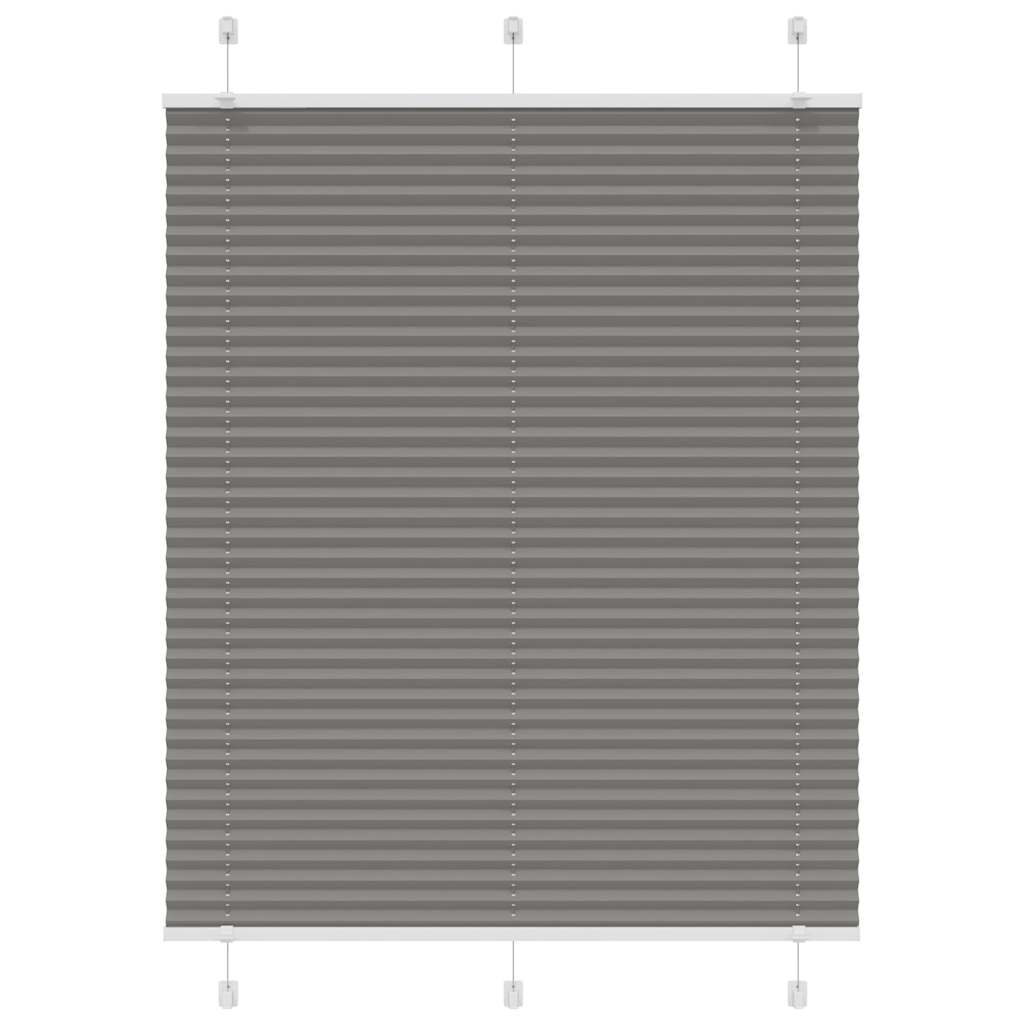 plisségardin antrasitt 105x150cm Stoff Bredde 104,4cm Polyester